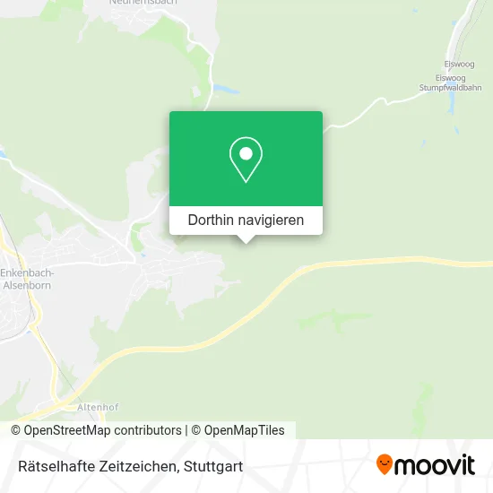 Rätselhafte Zeitzeichen Karte