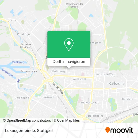 Lukasgemeinde Karte