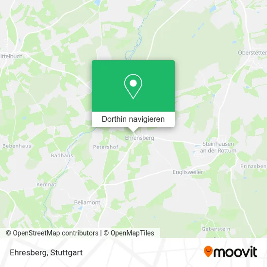 Ehresberg Karte