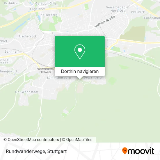 Rundwanderwege Karte