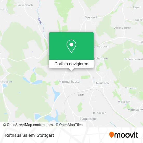 Rathaus Salem Karte