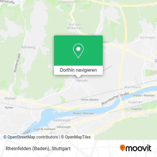 Rheinfelden (Baden) Karte