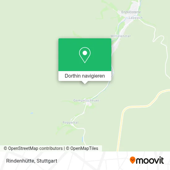 Rindenhütte Karte