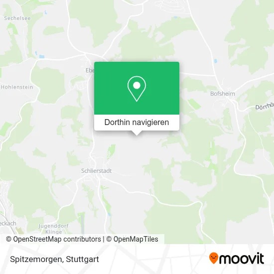 Spitzemorgen Karte