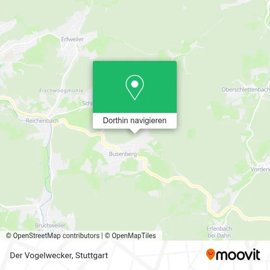 Der Vogelwecker Karte