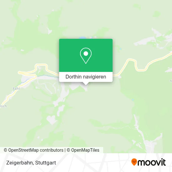 Zeigerbahn Karte