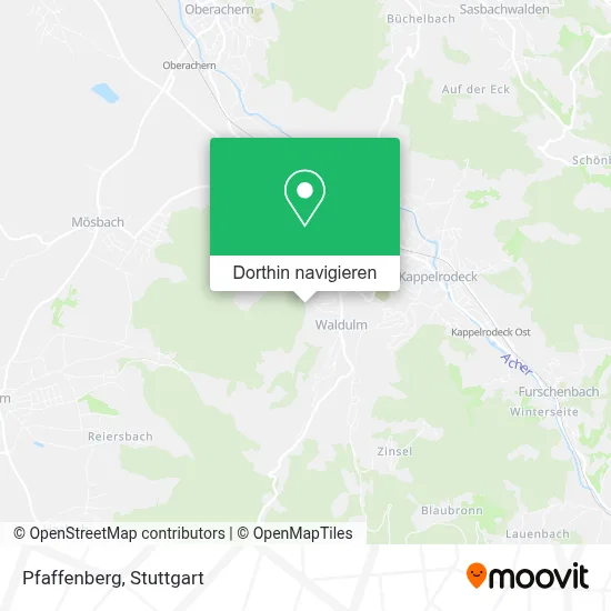 Pfaffenberg Karte