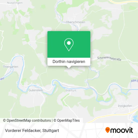 Vorderer Feldacker Karte