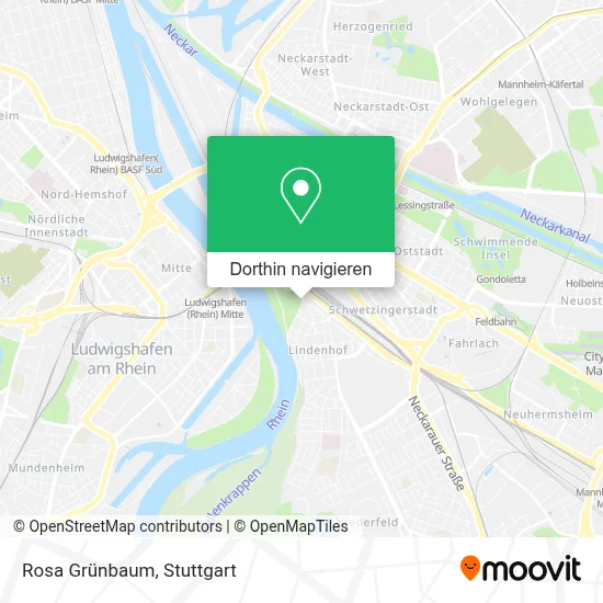 Rosa Grünbaum Karte