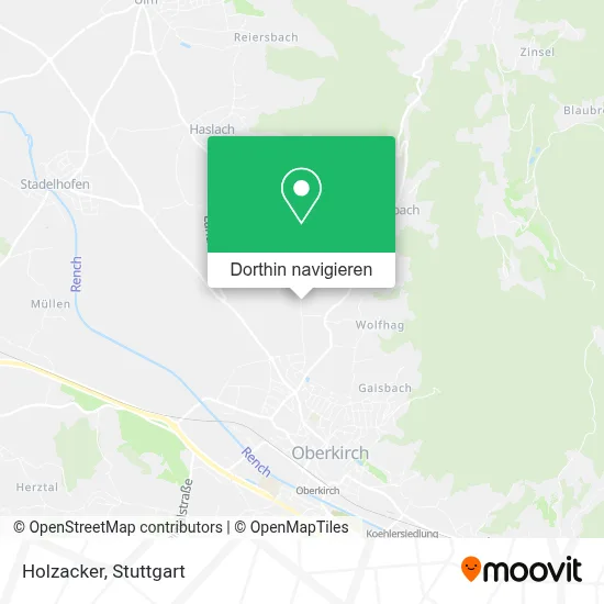 Holzacker Karte