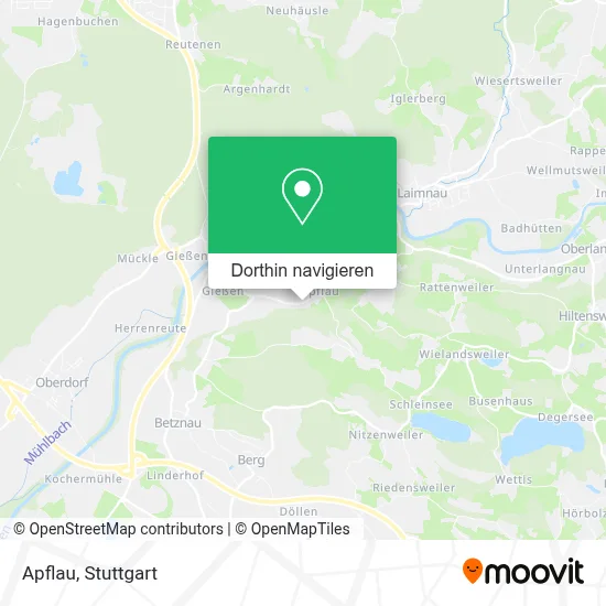 Apflau Karte