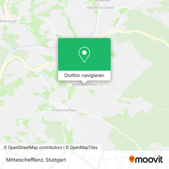 Mittelschefflenz Karte