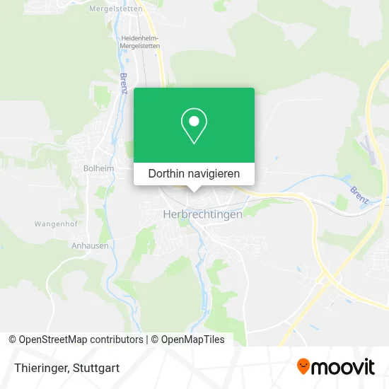 Thieringer Karte