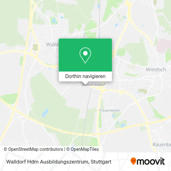 Walldorf Hdm Ausbildungszentrum Karte