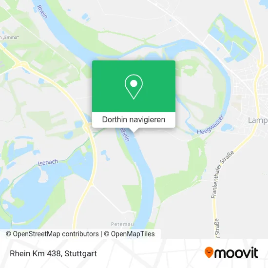 Rhein Km 438 Karte