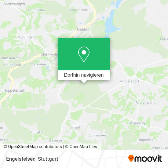 Engelsfelsen Karte