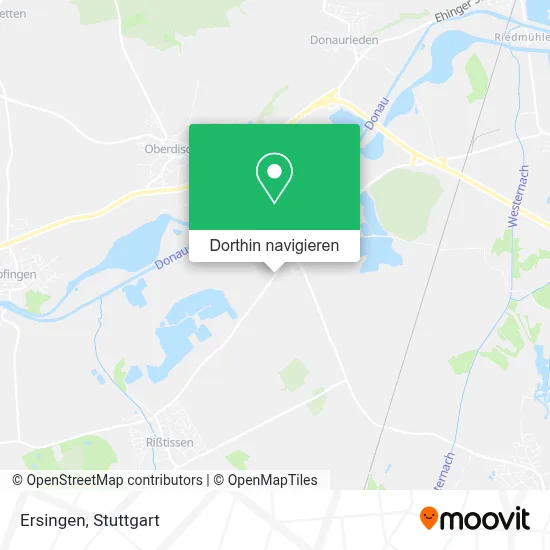 Ersingen Karte