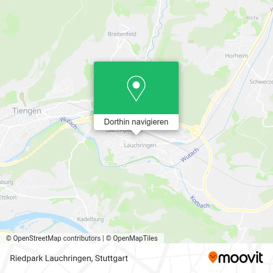 Riedpark Lauchringen Karte