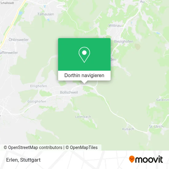 Erlen Karte