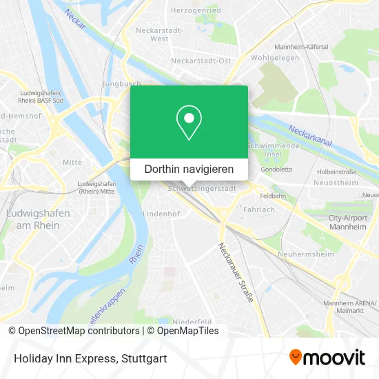 Holiday Inn Express Karte