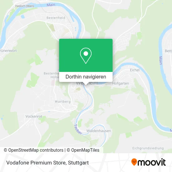 Vodafone Premium Store Karte