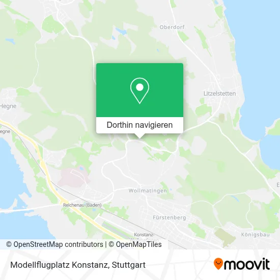 Modellflugplatz Konstanz Karte