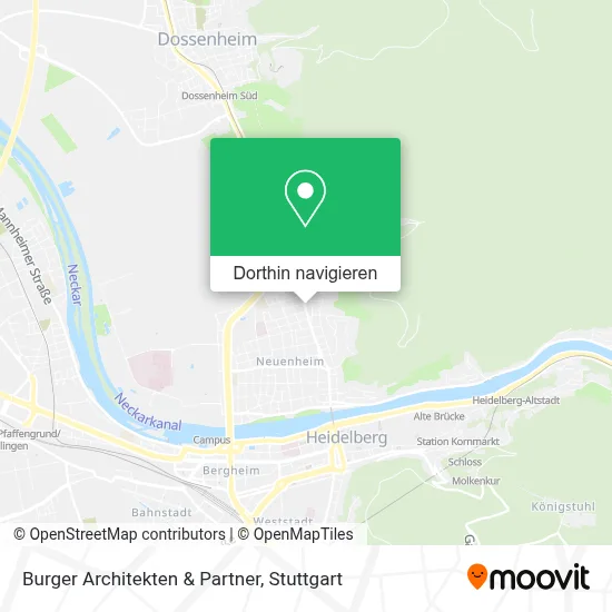 Burger Architekten & Partner Karte