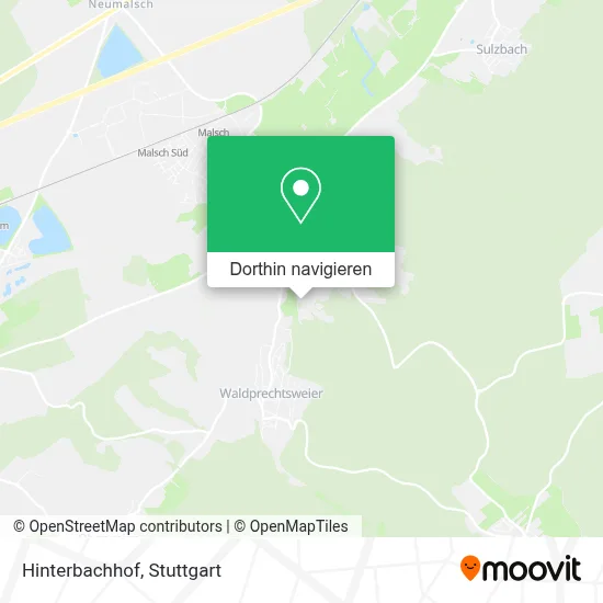Hinterbachhof Karte
