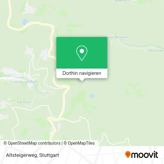 Altsteigerweg Karte