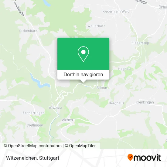 Witzeneichen Karte