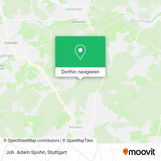 Joh. Adam Spohn Karte