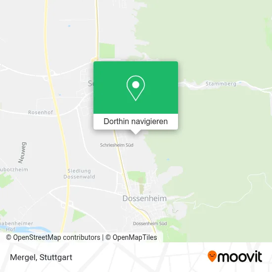 Mergel Karte
