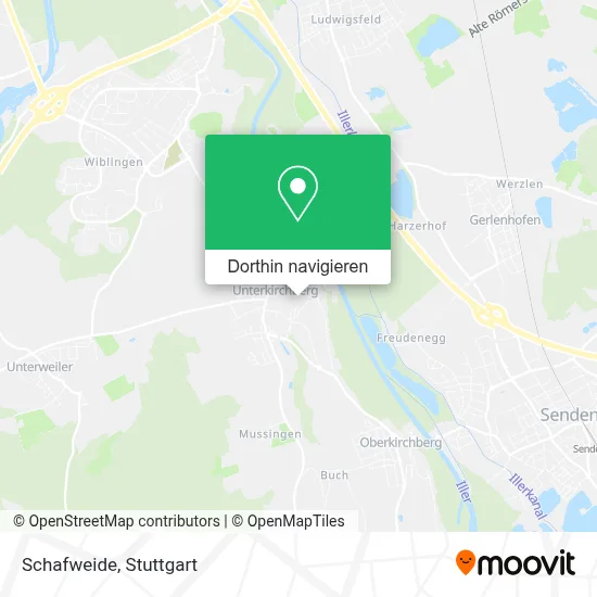 Schafweide Karte