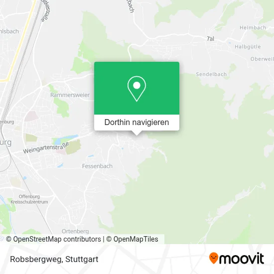 Robsbergweg Karte