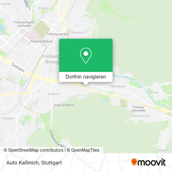 Auto Kallinich Karte