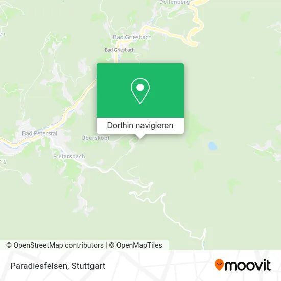 Paradiesfelsen Karte