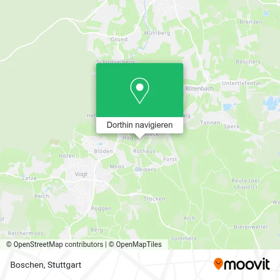Boschen Karte