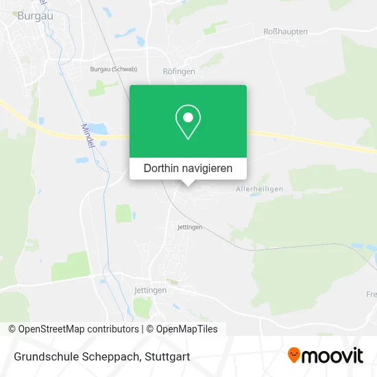 Grundschule Scheppach Karte