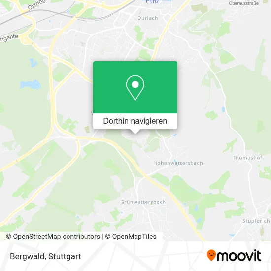 Bergwald Karte