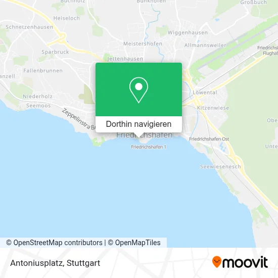 Antoniusplatz Karte