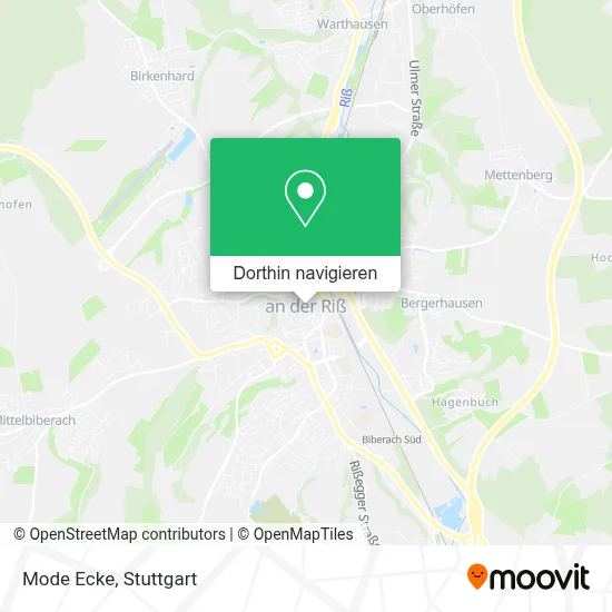 Mode Ecke Karte