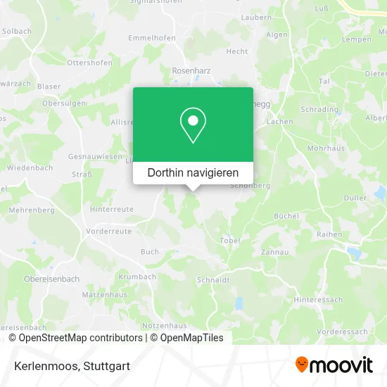 Kerlenmoos Karte