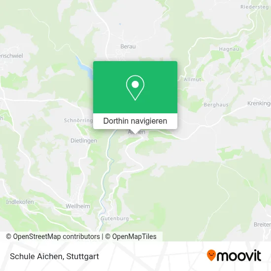 Schule Aichen Karte