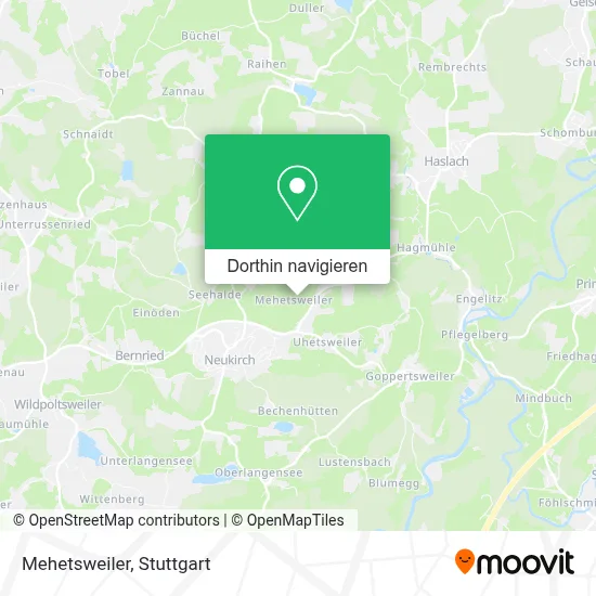 Mehetsweiler Karte