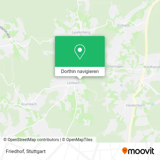 Friedhof Karte