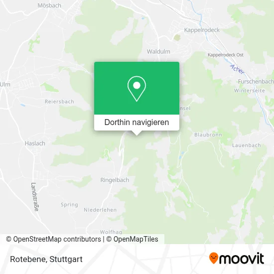 Rotebene Karte