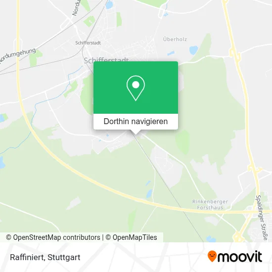 Raffiniert Karte