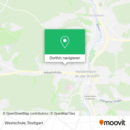 Westschule Karte