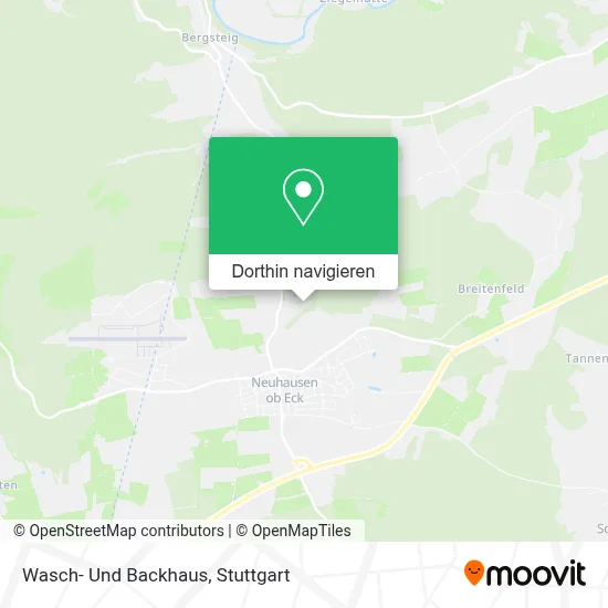 Wasch- Und Backhaus Karte