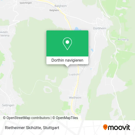 Rietheimer Skihütte Karte